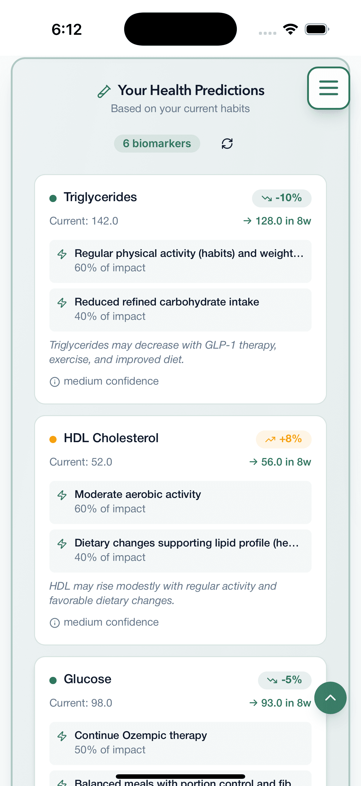 See where your health is heading - 1 of 3